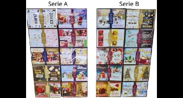 Kerstkaarten 10 in showdoos+envelop ABC